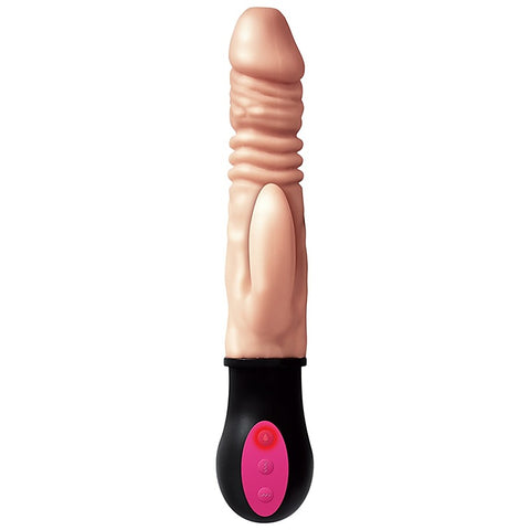 Natural Realskin Hot Cock Rotating Thrusting Dildo - Vibrating Dildos