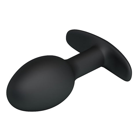 Pretty Love Silicone Anal Balls Butt Plug Black - Butt Plugs
