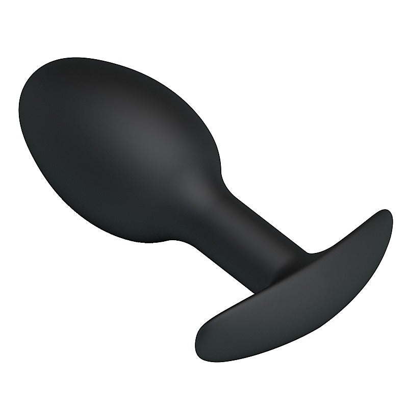 Pretty Love Silicone Anal Balls Butt Plug Black - Butt Plugs