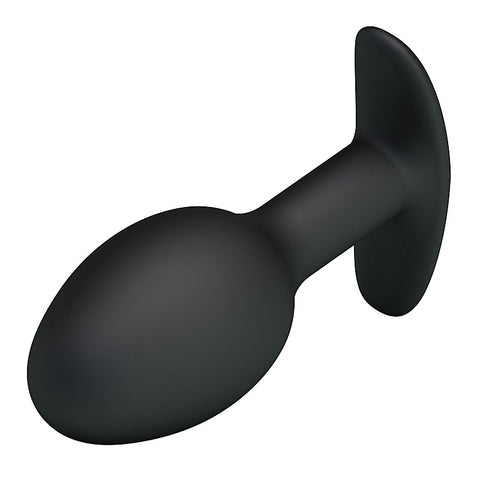 Pretty Love Silicone Anal Balls Butt Plug Black - Butt Plugs