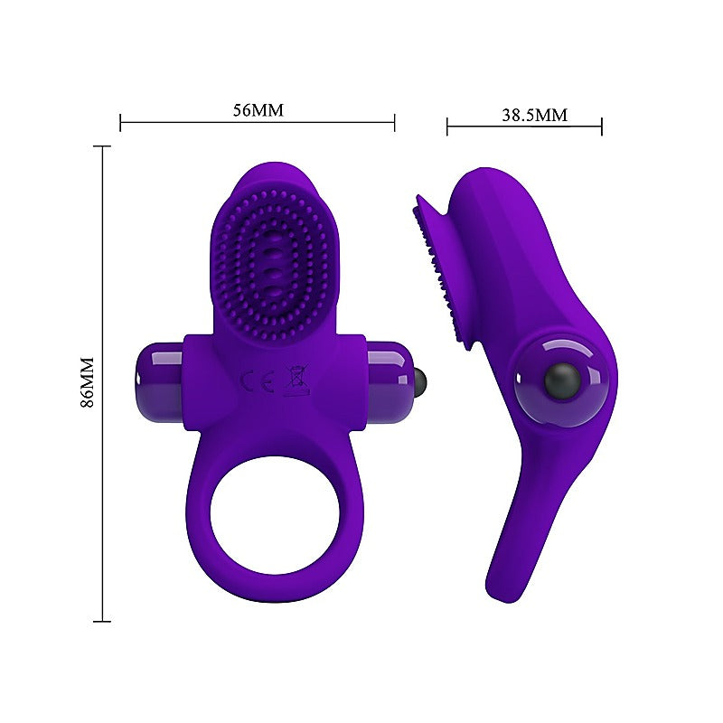 Pretty Love 10 Functions Silicone Vibrant Penis Ring Ii - Vibrating Cock Rings