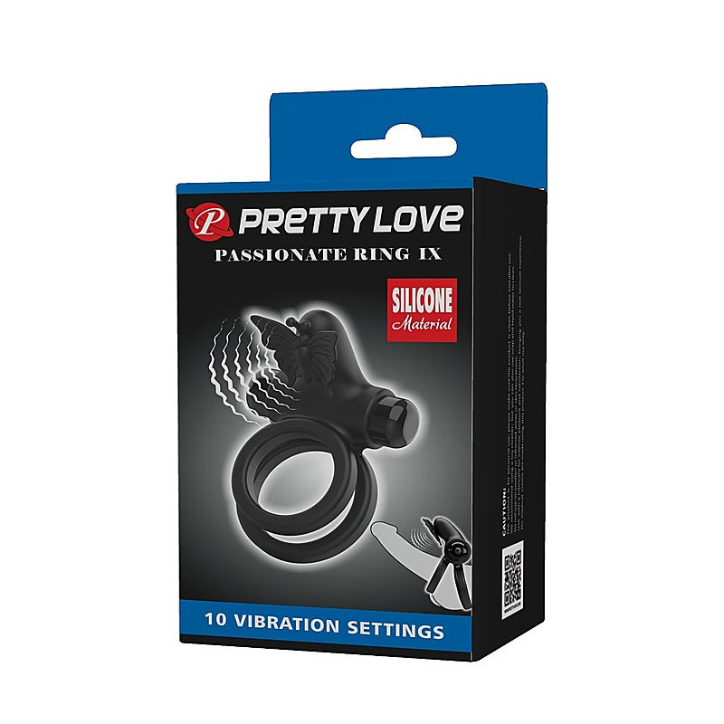 Vibrating Passionate Silicone Cock Ring Ix By Baile - Vibrating Cock Rings