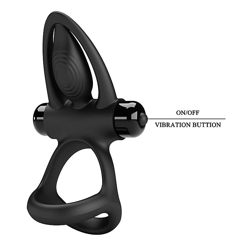 10 Functions Stretchy & Vibrating Cock Ring By Baile - Vibrating Cock Rings