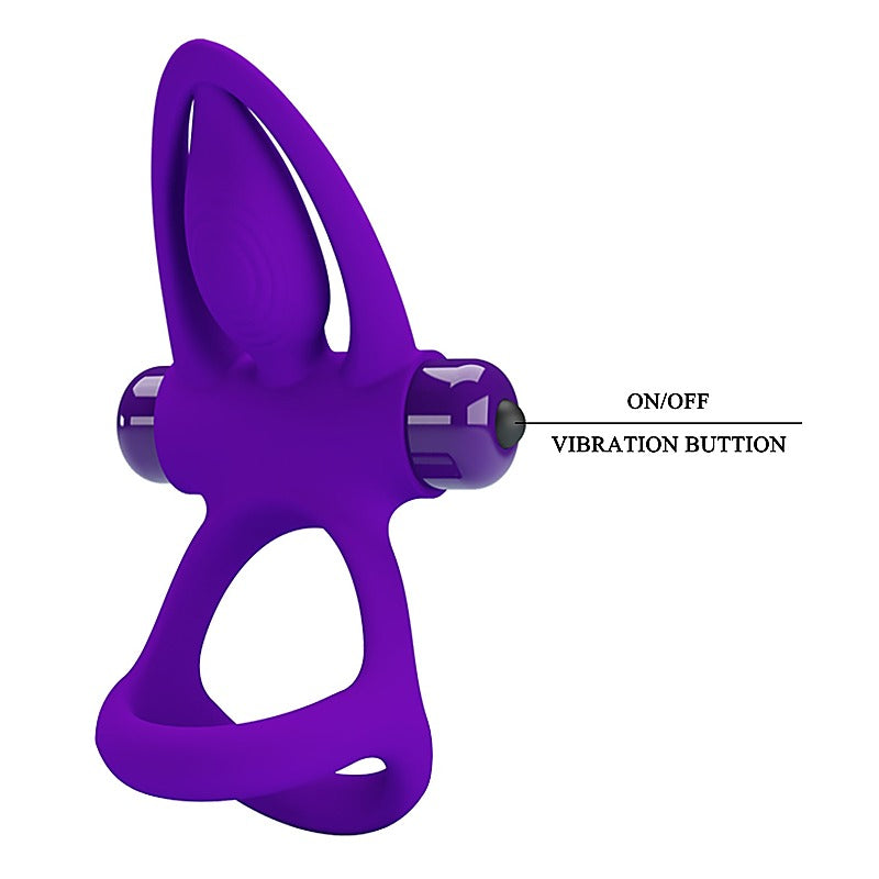 10 Functions Stretchy & Vibrating Cock Ring By Baile - Vibrating Cock Rings