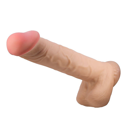 Mendel 10.2 Inches Suction Base Bendable Dong By Baile - Realistic Dildos