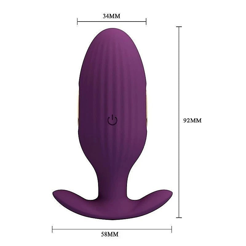 Pretty Love Jefferson App Control Butt Plug Byzantium - Butt Plugs