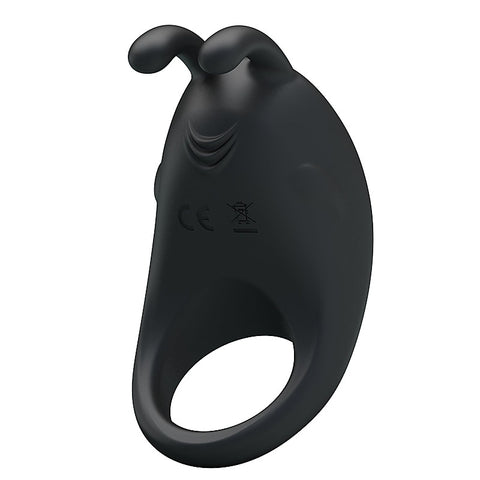 Pretty Love Rechargeable Rabbit Vibrator Cockring By Baile - Vibrating Cock Rings