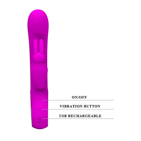 Pretty Love Webb Rechargeable 12 Functions Rabbit Vibrator - Rabbit Vibrators