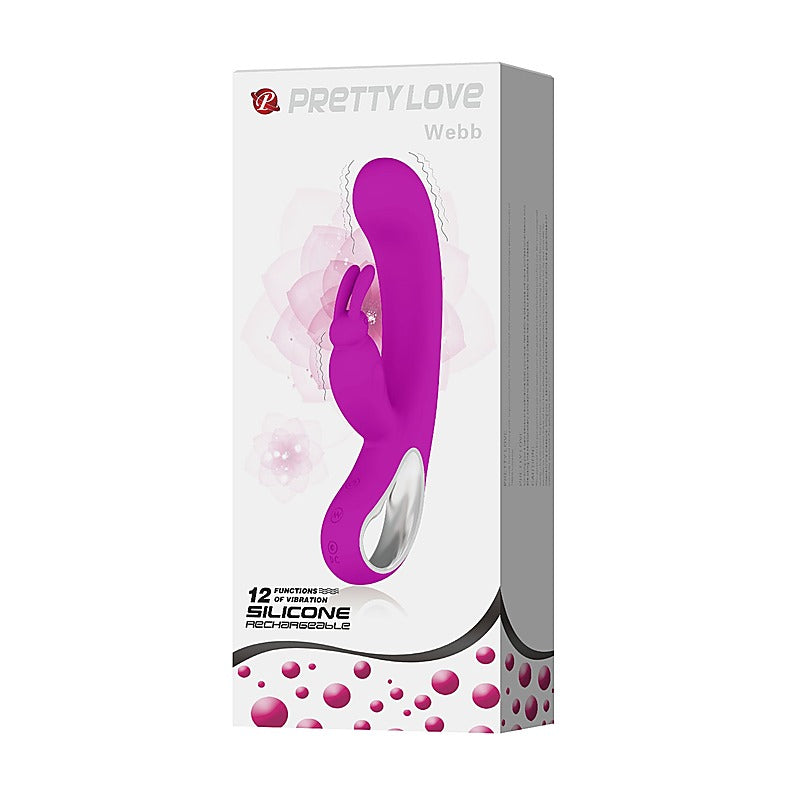 Pretty Love Webb Rechargeable 12 Functions Rabbit Vibrator - Rabbit Vibrators