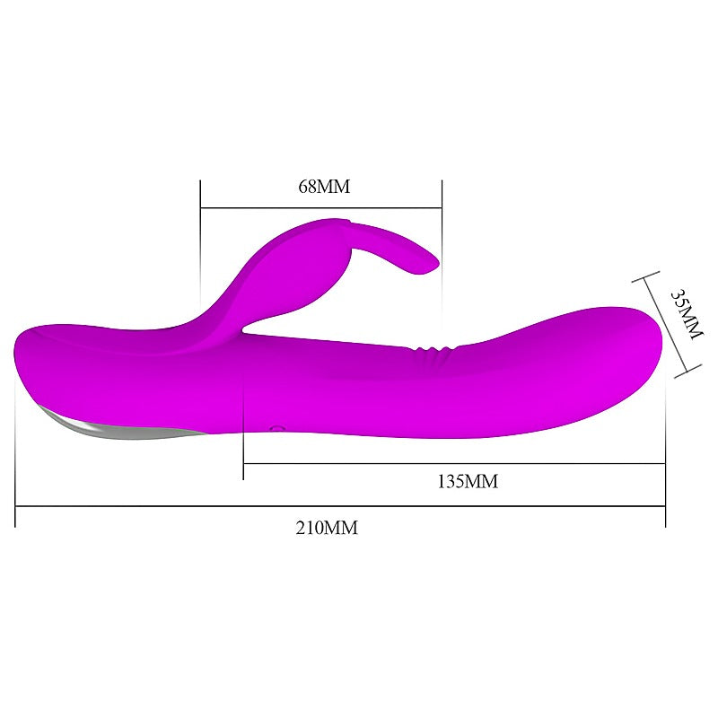 Pretty Love Dylan USB Rechargeable Silicone Rabbit Vibe - Rabbit Vibrators