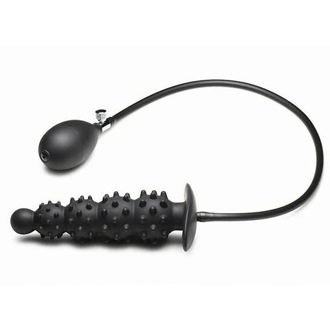BDStyle Ribbed Textured Inflatable Anal Plug - Butt Plugs
