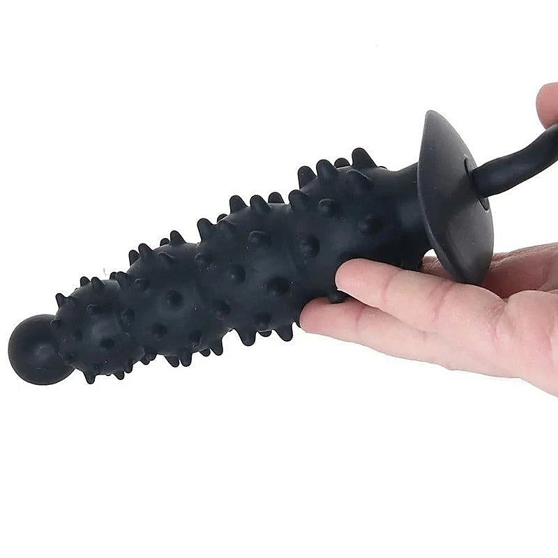 BDStyle Ribbed Textured Inflatable Anal Plug - Butt Plugs