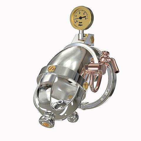 Steampunk Male Cock Cage Medium By Bdstyle - Male Chastity
