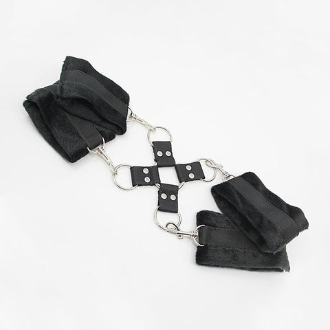 Berlin Baby Soft Furry BDSM Hog Tie Shackle - Cuffs And Restraints
