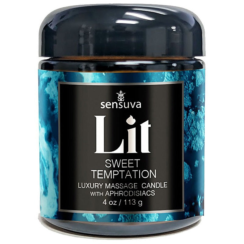 Lit Sweet Temptation Luxury Massage Candle By Sensuva On - Sex Pheromones and Perfumes