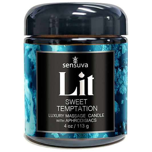 Sensuva On Lit Sweet Temptation Luxury Massage Candle 118ml