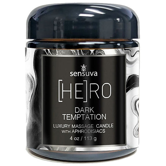 Sensuva On HERO Dark Temptation Luxury Massage Candle 118ml