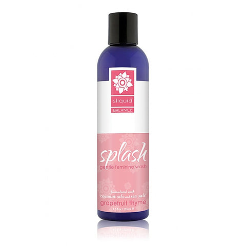 Sliquid Balance Splash Intimate Gentle Feminine Wash 8.5oz - Bath and Intimate Fragrances