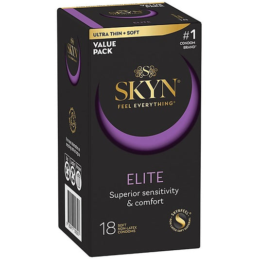Ansell Elite 18's Soft and Non Latext Condoms
