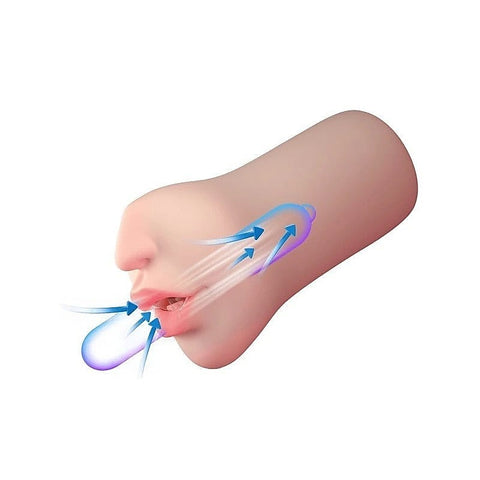 Amovibe Suction Kiss Sucking & Vibrating Mouth Strokers