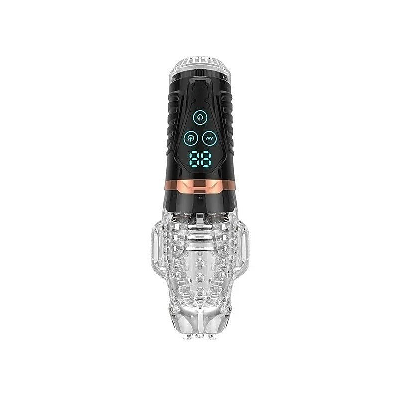 Amovibe Alpha Sucking & Vibrating Male Masturbator - Masturbators and Strokers
