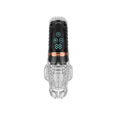 Amovibe Alpha Sucking & Vibrating Male Masturbator - Masturbators and Strokers