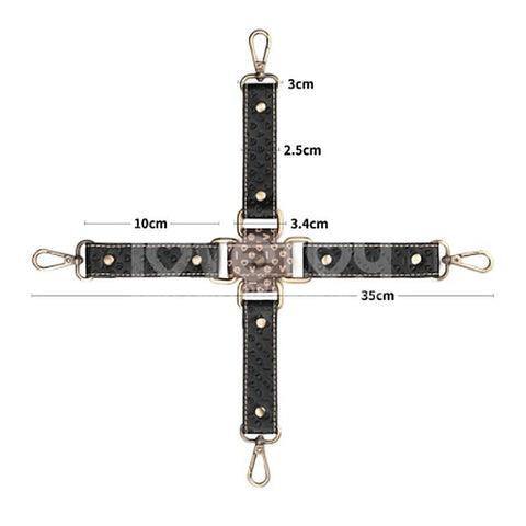 Rebellion Reign Fetish Play Hogtie Set By Lovetoy - Cuffs And Restraints
