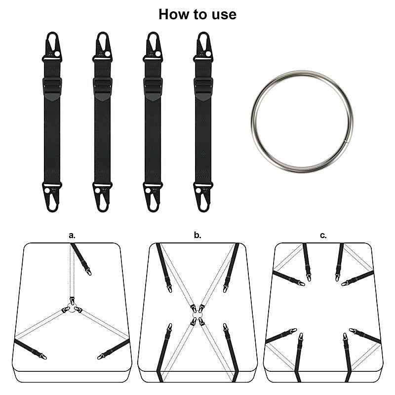 Lovetoy Rebellion Reign Under Mattress Restraint - Cuffs And Restraints