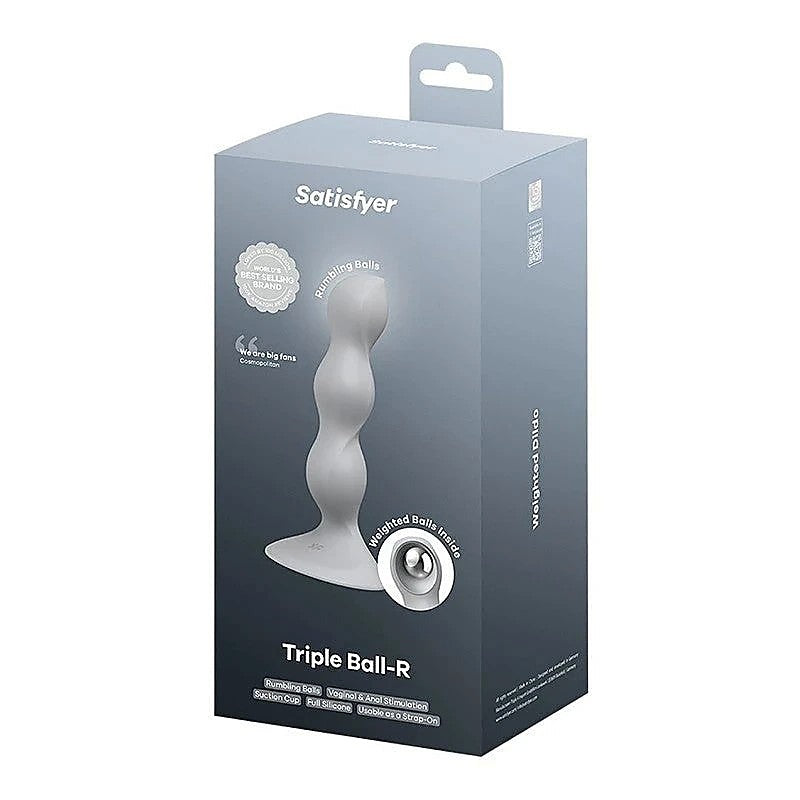 Triple Ball-R Beaded Anal Plug By Satisfyer - Butt Plugs