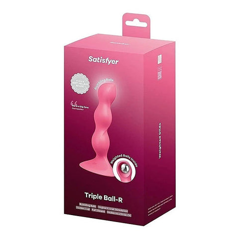 Triple Ball-R Beaded Anal Plug By Satisfyer - Butt Plugs