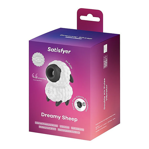 Dreamy Sheep Vibrating Air Pulse Stimulator By Satisfyer - Clit Ticklers and Pulsators