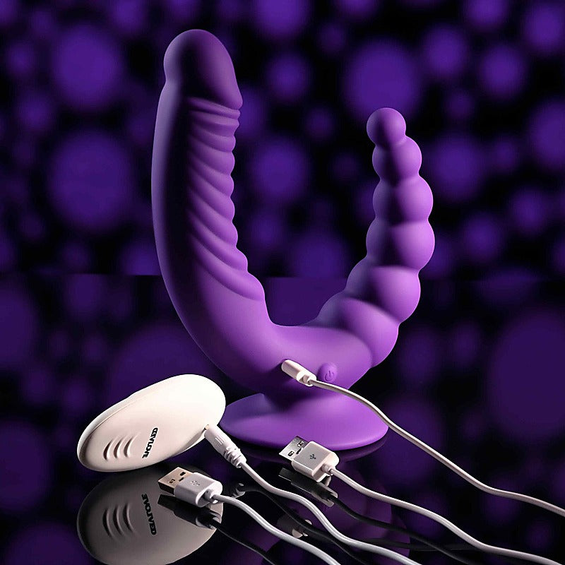 Evolved THE RIDER Double Ended Vibrator with Remote - Remote Control Vibrators
