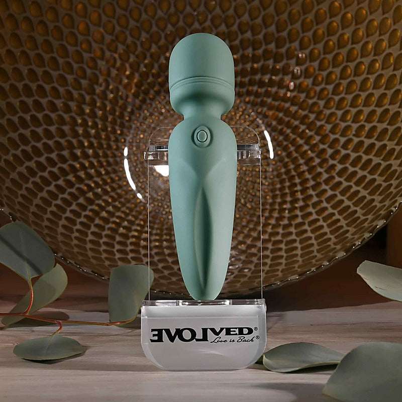 Rumble Wand Usb Rechargeable Mini Massage Wand By Evolved - Body Wands
