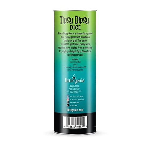 Tipsy Dipsy Dice Drinking Game By Little Genie - Sex Games, Coupons and Tricks