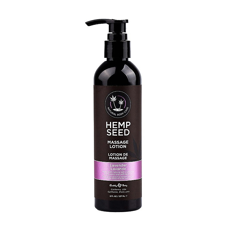 Hemp Seed Scented Massage Lotion 237 Ml By Earthly Body - Massage Oils and Lubricants