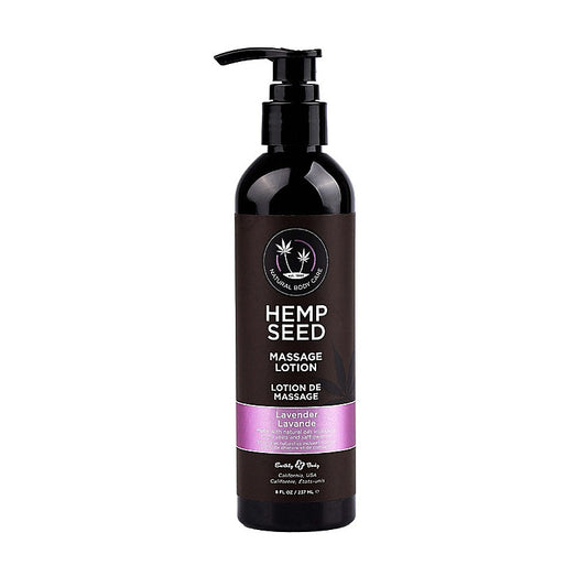 Hemp Seed Scented Massage Lotion 237 Ml By Earthly Body - Massage Oils and Lubricants