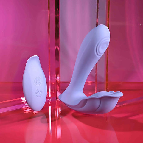 Playboy Pleasure Lilac Fantasy Rechargeable Tapping Vibrator - G-Spot Vibrators