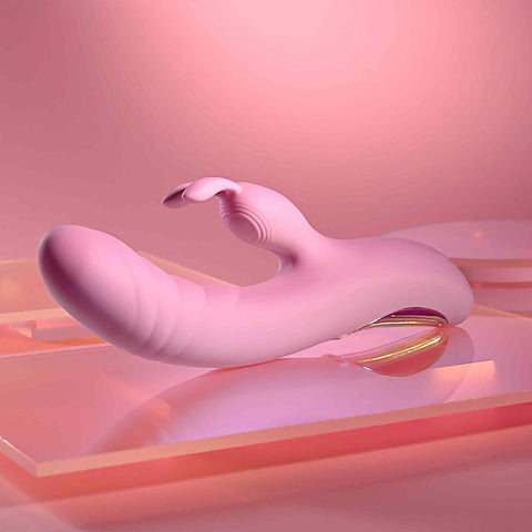 Playboy Pleasure RUB ME RIGHT Thrusting Rabbit Vibrator - Rabbit Vibrators