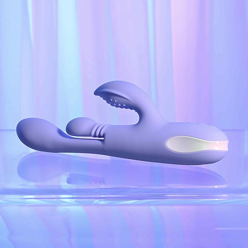 Playboy Pleasure NUBBIN RUBBIN Thrusting Rabbit Vibrator - Rabbit Vibrators