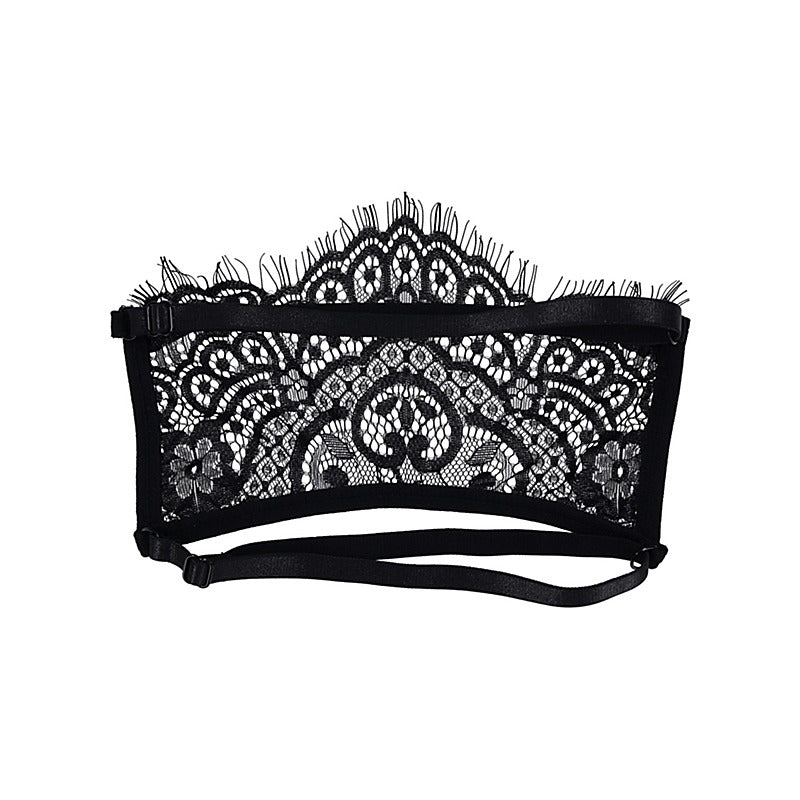 Veiled Vision Lace Blindfold By Sportsheets - Masks And Blindfolds