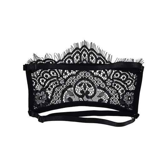 Sportsheets Sex and Mischief Veiled Vision Lace Blindfold - Masks And Blindfolds