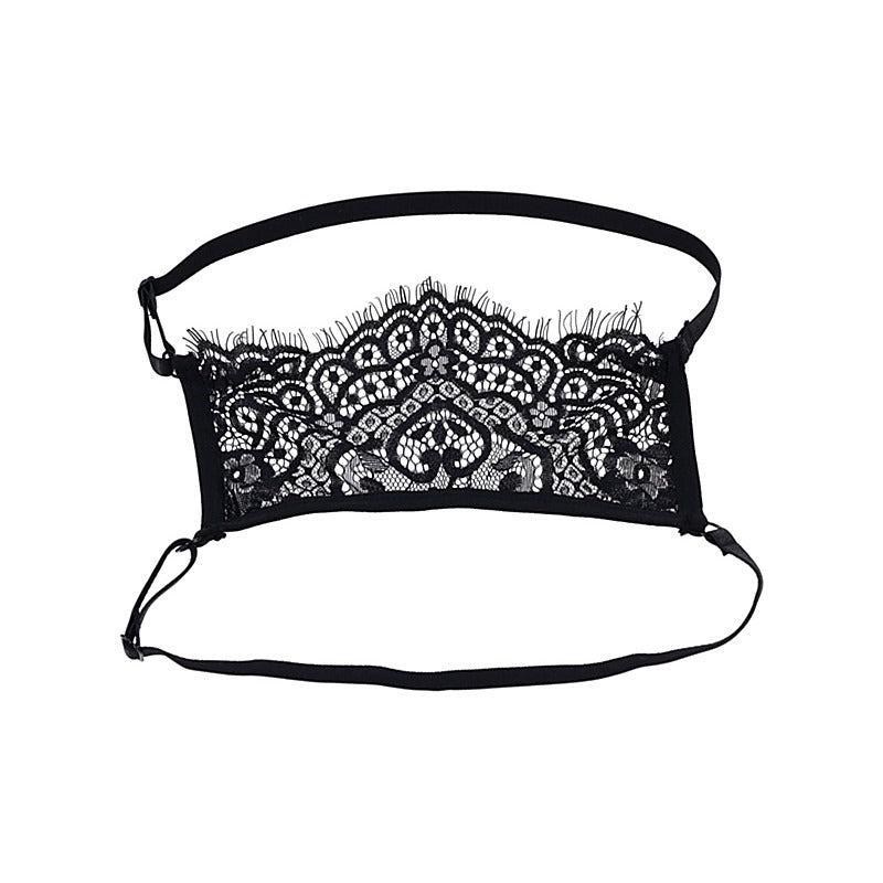 Veiled Vision Lace Blindfold By Sportsheets - Masks And Blindfolds
