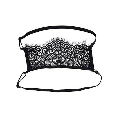Veiled Vision Lace Blindfold By Sportsheets - Masks And Blindfolds