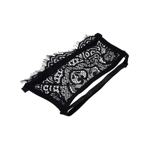 Veiled Vision Lace Blindfold By Sportsheets - Masks And Blindfolds