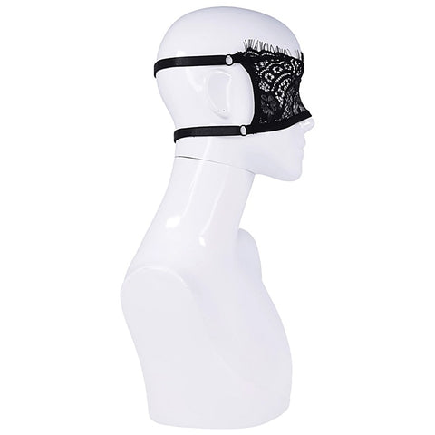 Veiled Vision Lace Blindfold By Sportsheets - Masks And Blindfolds