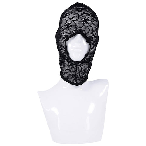 Lace Hush BDSM Hood by Sportsheets - Bondage Hoods