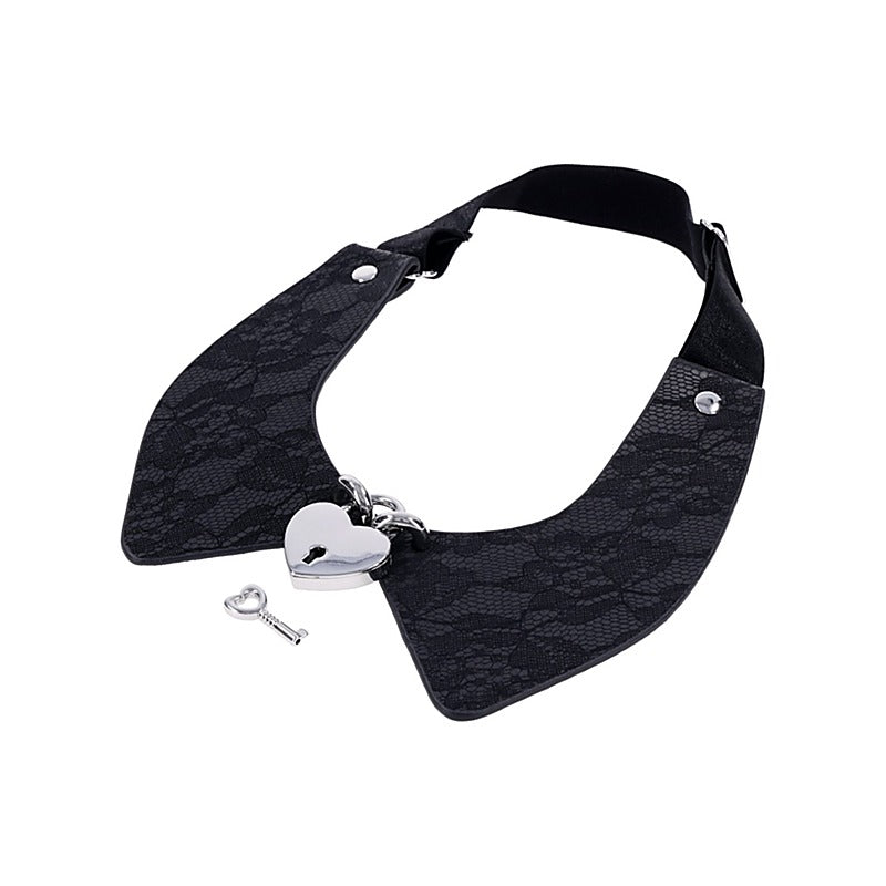 Sex and Mischief Heartbound Lace Day Collar by Sportsheets - Collars and Leads