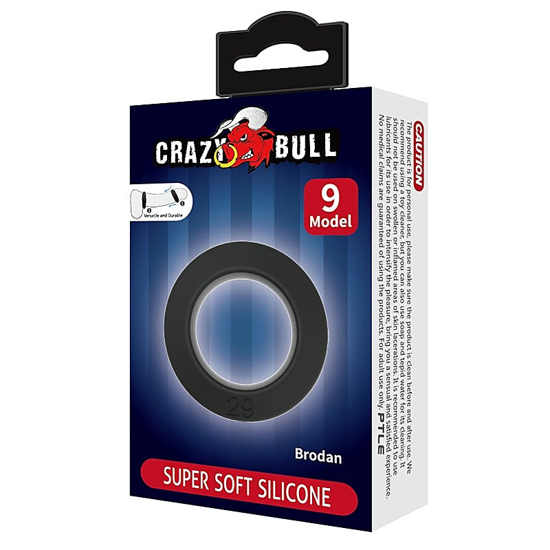 Brodan Super Soft Silicone Cock Ring No.9 By Baile - Stretchy Cock Rings
