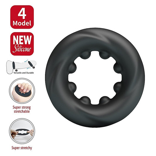Baile Daquez Super Soft Silicone Cock Ring No.4 - Stretchy Cock Rings