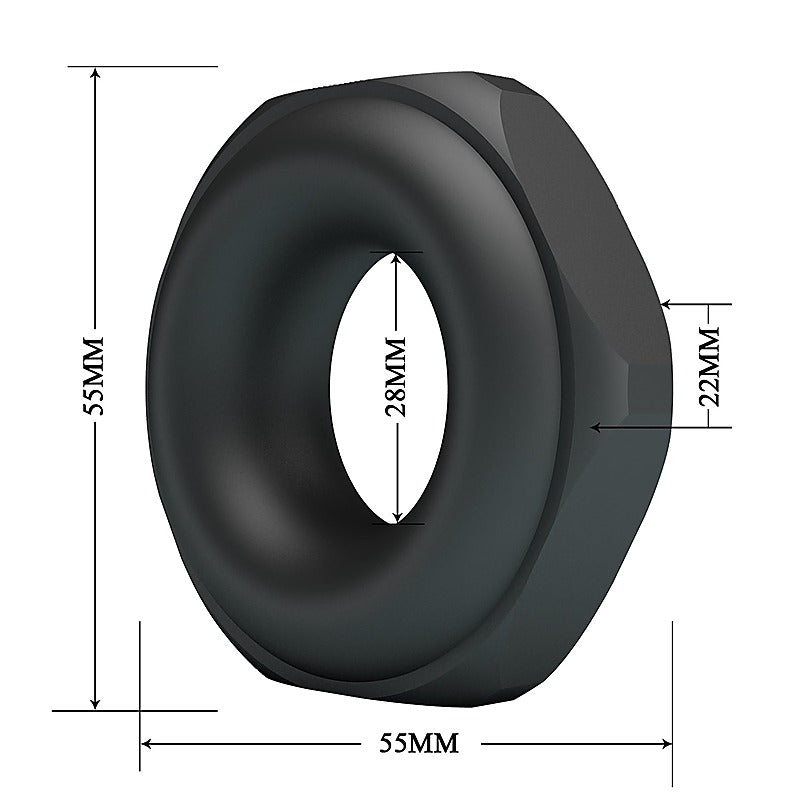 Jarvius Super Soft Silicone Cock Ring No.14 By Baile - Stretchy Cock Rings